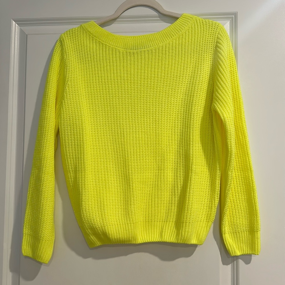 SHEIN Essnce Solid Ribbed Knit Sweater